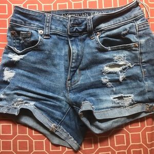 American eagle jean shorts